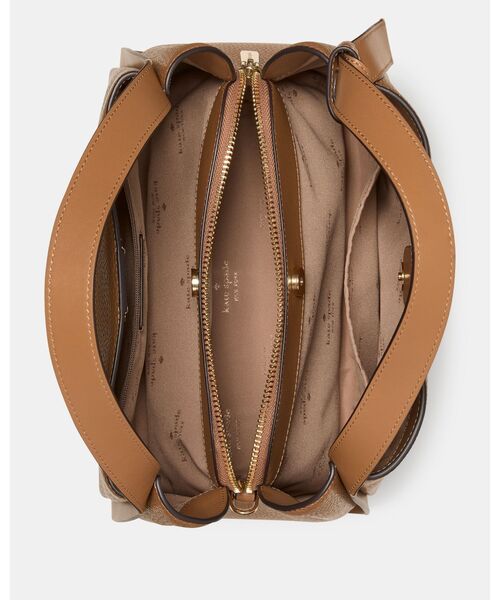 kate spade new york（ケイトスペード ニューヨーク）の「ノット コンバーチブル キャリーオール（ハンドバッグ・レディース・ブラウン・ONESIZE）」の4枚目の写真