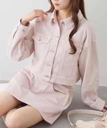 one after another NICE CLAUP | セットで着れる/ビジューデニムジャケット(デニムジャケット)