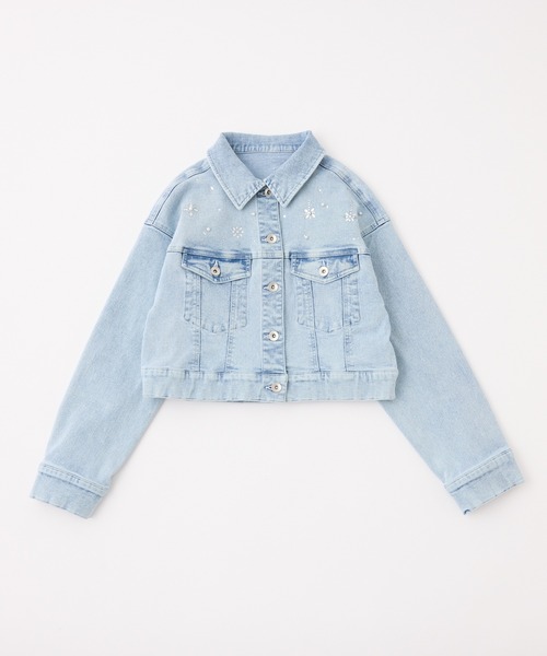 ★ デニムジャケット パールビュジュー スマイル ギャザー COOLA新品未使用 Lot No. SC12962 / 14.25oz. DENIM JACKET 1962 MODEL - SUGAR CANE