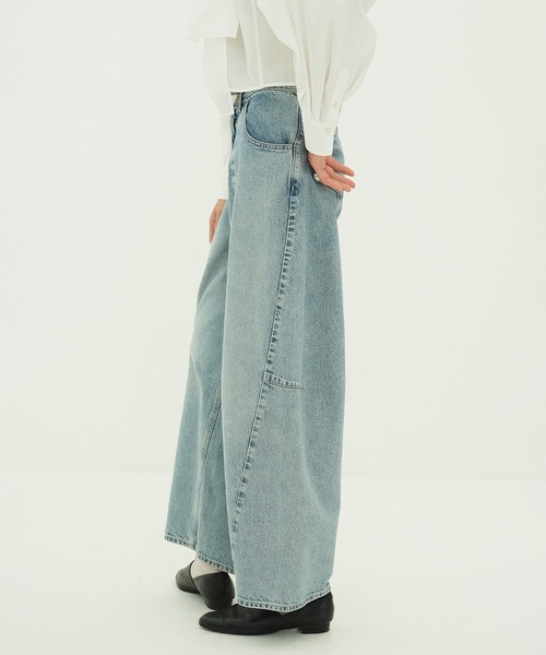 COCOON BULKY DENIM PANTS（デニムパンツ）｜CLANE（クラネ）の