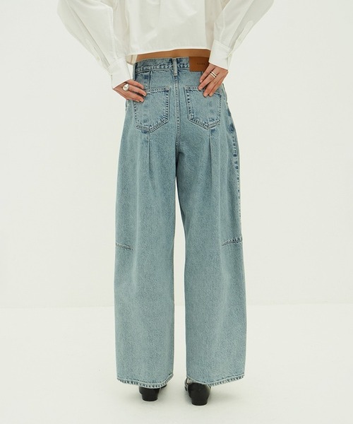 COCOON BULKY DENIM PANTS（デニムパンツ）｜CLANE（クラネ）の
