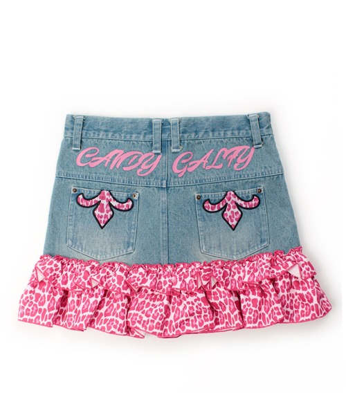 GALFY（ガルフィー）の「【GALFY/ガルフィー】GAL ちゃんフリフリSK（デニムスカート・レディース・ブラック系/ブルー系/ブルー系1・S/M）」の9枚目の写真