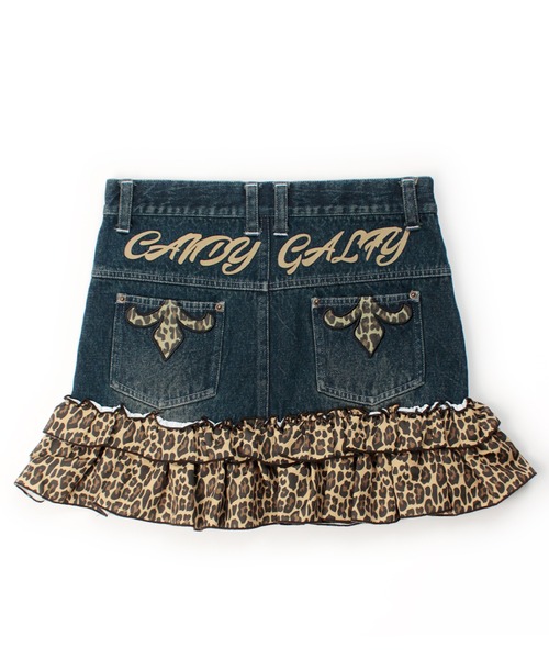 GALFY（ガルフィー）の「【GALFY/ガルフィー】GAL ちゃんフリフリSK（デニムスカート・レディース・ブラック系/ブルー系/ブルー系1・S/M）」の7枚目の写真