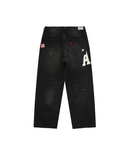 AAPE BY A BATHING APE（エーエイプバイアベイシングエイプ）の「AAPE DENIM PANTS（デニムパンツ・メンズ・ブラック/ブルー系その他2・X-LARGE/SMALL/LARGE/MEDIUM）」の3枚目の写真