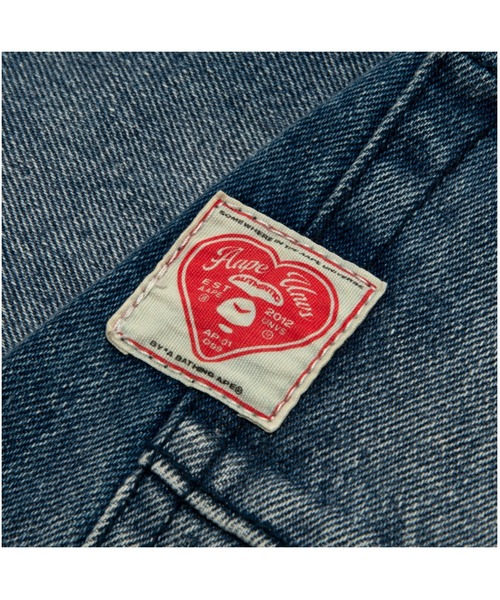 AAPE BY A BATHING APE（エーエイプバイアベイシングエイプ）の「AAPE DENIM PANTS（デニムパンツ・メンズ・ブラック/ブルー系その他2・X-LARGE/SMALL/LARGE/MEDIUM）」の9枚目の写真