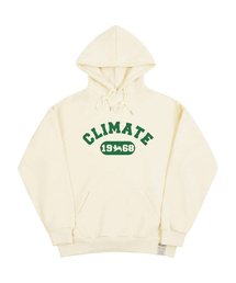 GRAVER ORDINARY（グレイバーオーディナリー）の「[ODNR-UNISEX]CLIMATEロゴ1968フードパーカー_クリーム（パーカー）」