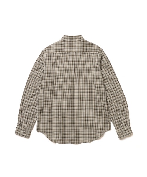 MR.OLIVE（ミスターオリーブ）の「DOUBLE GAUZE MADRAS CHECK / REGULAR COLLAR SHIRT / M261114（シャツ/ブラウス・メンズ・ブラック/カーキ・SMALL/MEDIUM/LARGE）」の6枚目の写真