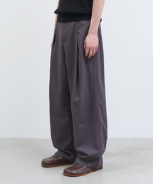 NOISE（ノイズ）の「リネンスリットバンディングパンツ - チャコール（その他パンツ）」