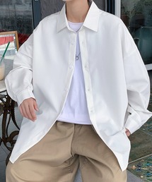 【26年春夏新作】シンプルベーシックルーズシャツ