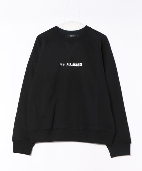 Import & Select（インポートアンドセレクト）の「【N゜21 numero ventuno】 ALL ACCESS ロゴスウェット（スウェット・メンズ・ブラック/ボルドー・3/2）」の2枚目の写真