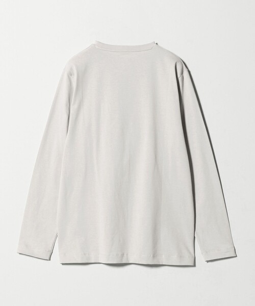 green label relaxing（グリーンレーベルリラクシング）の「LONG FIBER COTTON クリア クルーネック 長袖 Tシャツ（Tシャツ/カットソー・メンズ・ブラック/ライトグレー/ホワイト・L/XL/S/M/XXL）」の11枚目の写真