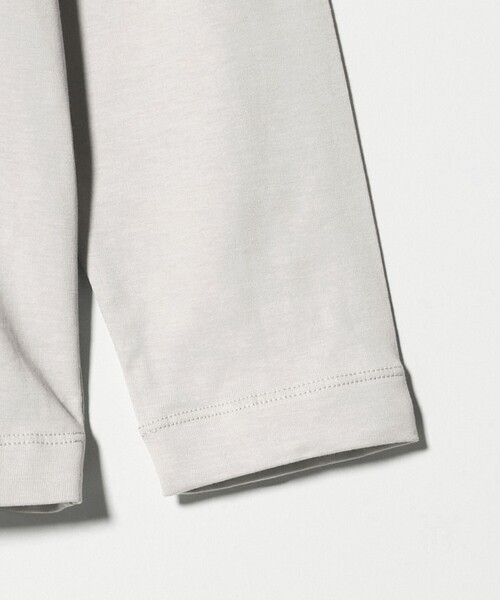 green label relaxing（グリーンレーベルリラクシング）の「LONG FIBER COTTON クリア クルーネック 長袖 Tシャツ（Tシャツ/カットソー・メンズ・ブラック/ライトグレー/ホワイト・L/XL/S/M/XXL）」の13枚目の写真