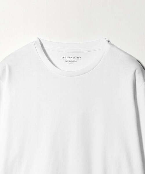 green label relaxing（グリーンレーベルリラクシング）の「LONG FIBER COTTON クリア クルーネック 長袖 Tシャツ（Tシャツ/カットソー・メンズ・ブラック/ライトグレー/ホワイト・L/XL/S/M/XXL）」の17枚目の写真