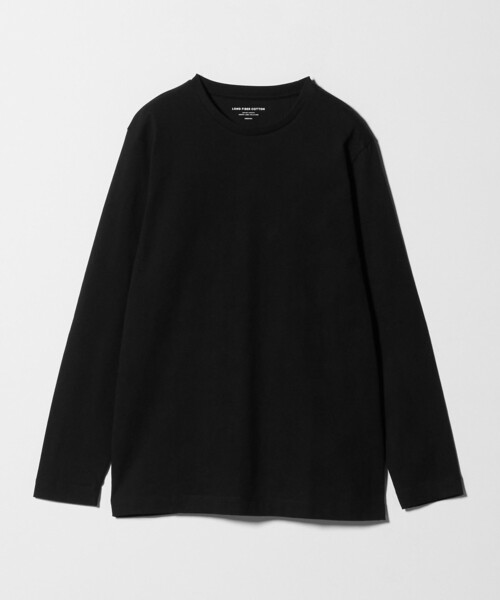 green label relaxing（グリーンレーベルリラクシング）の「LONG FIBER COTTON クリア クルーネック 長袖 Tシャツ（Tシャツ/カットソー・メンズ・ブラック/ライトグレー/ホワイト・L/XL/S/M/XXL）」の19枚目の写真