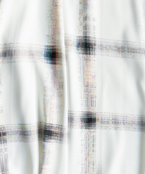 PHILTHEORY（フィルセオリー）の「Noise check skipper shirts / ノイズチェックスキッパーシャツ（シャツ/ブラウス・メンズ・ブラック/ホワイト・3/2/1）」の21枚目の写真