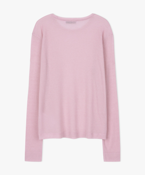 38COMEONCOMMON(38カモンコモン)の「Sheer Touch Long Sleeve (Light Pink)(Tシャツ/カットソー・レディース・その他・FREE)」の2枚目の写真