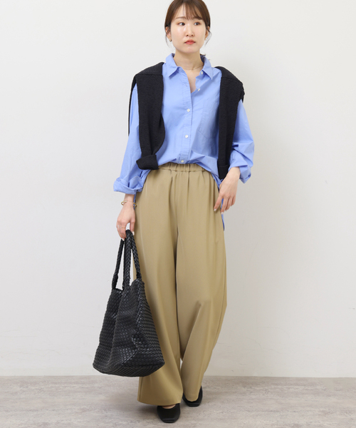 JOURNAL STANDARD relume（ジャーナルスタンダード　レリューム）の「［26SS新作］【MODA LUXE/モーダリュクス】イントレチャートビッグトート（トートバッグ・レディース・ベージュ/ブラック・FREE）」の20枚目の写真