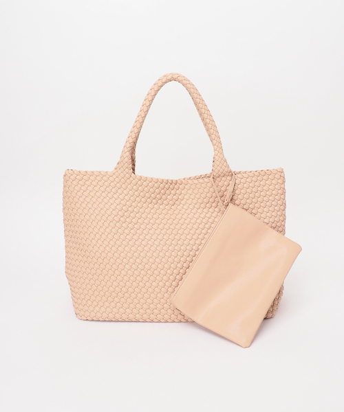 JOURNAL STANDARD relume（ジャーナルスタンダード　レリューム）の「［26SS新作］【MODA LUXE/モーダリュクス】イントレチャートビッグトート（トートバッグ・レディース・ベージュ/ブラック・FREE）」の16枚目の写真