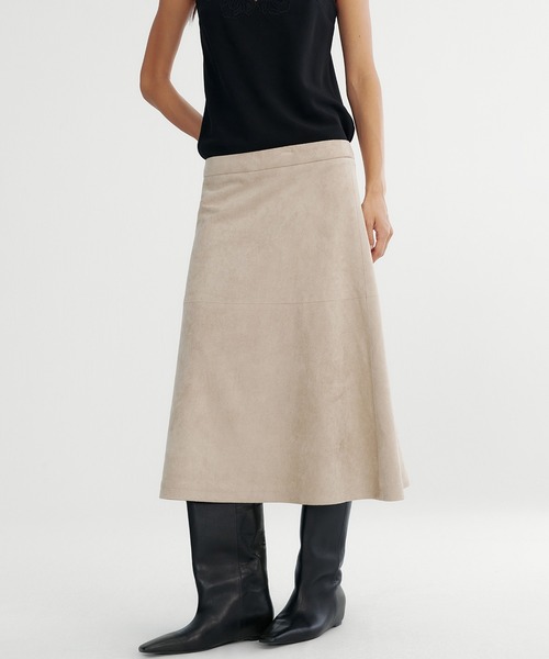 Bie(ビエ)の「フレア ミディスカート(スカート・レディース・ライトブラウン/ブラウン・M/S/L)」の16枚目の写真