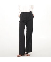 Light Semi Wide Slacks _Black