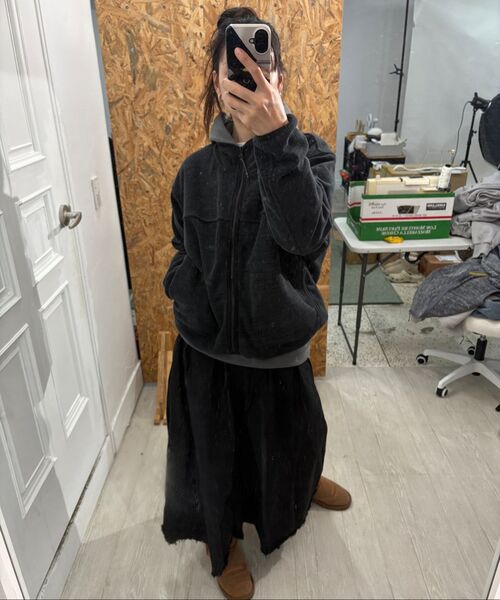 WHILE(ワイル)の「COMFY CLIMBING JACKET (COAL BLACK MARBLE)(その他アウター・レディース・その他・MEDIUM/LARGE)」の9枚目の写真