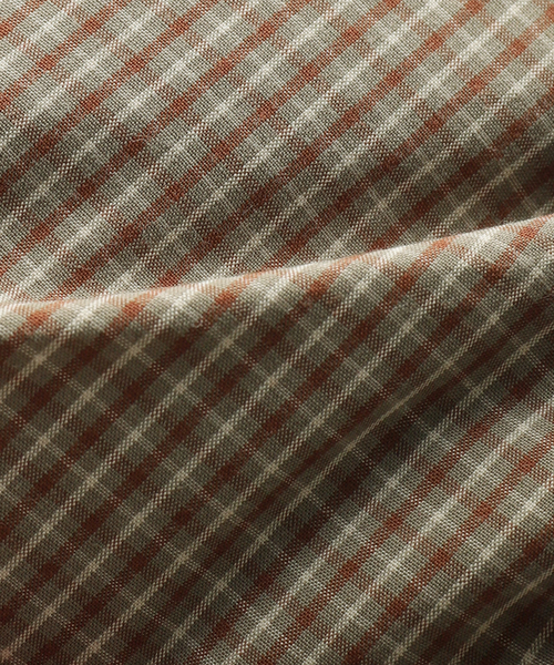 JOURNAL STANDARD（ジャーナルスタンダード）の「パデットチェックベスト（ブルゾン・レディース・ネイビー/ブラウン系その他・FREE）」の11枚目の写真