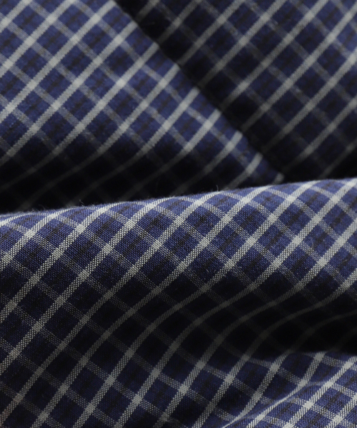 JOURNAL STANDARD（ジャーナルスタンダード）の「パデットチェックベスト（ブルゾン・レディース・ネイビー/ブラウン系その他・FREE）」の12枚目の写真