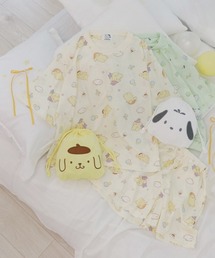 sanrio（サンリオ）の「【WEB限定！】《サンリオキャラクターズ》 キッズ 半袖 おやすみセット ルームウェア パジャマ ドロップショルダー 巾着袋付き（ルームウェア/パジャマ）」