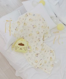 sanrio（サンリオ）の「【WEB限定！】《サンリオキャラクターズ》 キッズ 半袖 おやすみセット ルームウェア パジャマ ドロップショルダー 巾着袋付き（ルームウェア/パジャマ）」