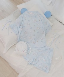 RUGGEDWORKS（ラゲッドワークス）の「【WEB限定！】《サンリオキャラクターズ》 キッズ 半袖 おやすみセット ルームウェア パジャマ ドロップショルダー 巾着袋付き（ルームウェア/パジャマ）」