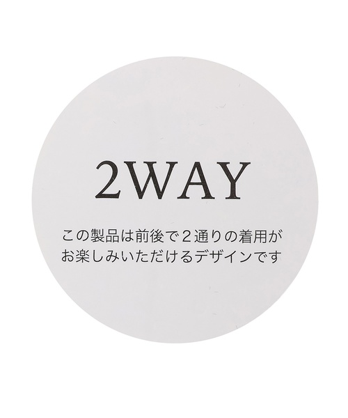 petit main LIEN(プティマインリアン)の「【フォーマル】2wayシアードットトップス(Tシャツ/カットソー・レディース・オフホワイト/ブラック・F)」の19枚目の写真