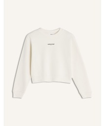 MAISON KITSUNE PARIS CROPPED SWEATSHIRT
