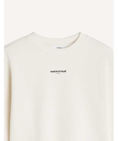 Maison Kitsune(メゾンキツネ)の「MAISON KITSUNE PARIS CROPPED SWEATSHIRT(スウェット・レディース・ブラック/ベージュ・L/M/S/XS)」の11枚目の写真