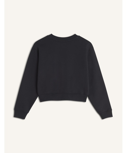 Maison Kitsune(メゾンキツネ)の「MAISON KITSUNE PARIS CROPPED SWEATSHIRT(スウェット・レディース・ブラック/ベージュ・L/M/S/XS)」の4枚目の写真