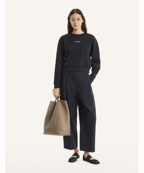 Maison Kitsune(メゾンキツネ)の「MAISON KITSUNE PARIS CROPPED SWEATSHIRT(スウェット・レディース・ブラック/ベージュ・L/M/S/XS)」の6枚目の写真