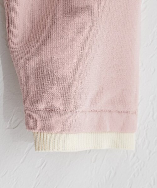 natural couture（ナチュラルクチュール）の「お家で洗える配色ちび釦カーディガン（カーディガン/ボレロ・レディース・サックスブルー/ピンク/オフホワイト/チャコールグレー・FREE）」の19枚目の写真