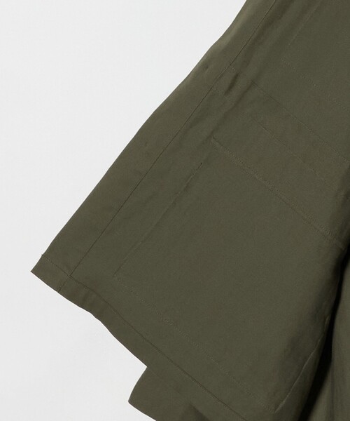 ASTRAET（アストラット）の「＜ASTRAET＞コットン ミリタリーシャツブルゾン（ミリタリージャケット・レディース・オリーブ/ダークブラウン・FREE）」の7枚目の写真