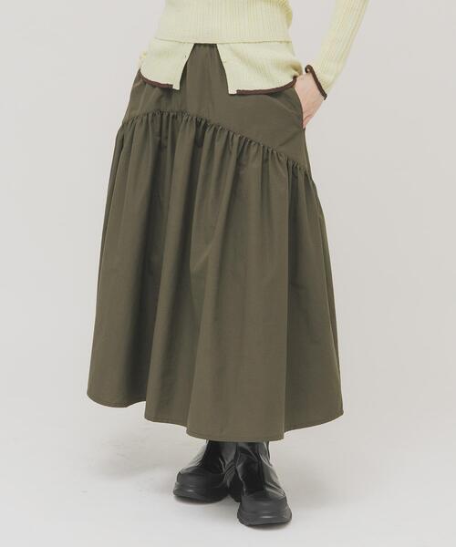 KBF(ケイビーエフ)の「ボリュームミディスカート(スカート・レディース・オフホワイト/ブラック/グリーン系その他・ONE)」の12枚目の写真