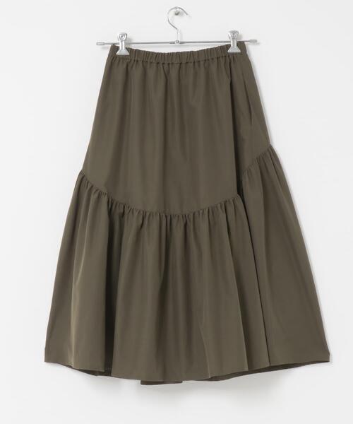 KBF(ケイビーエフ)の「ボリュームミディスカート(スカート・レディース・オフホワイト/ブラック/グリーン系その他・ONE)」の20枚目の写真