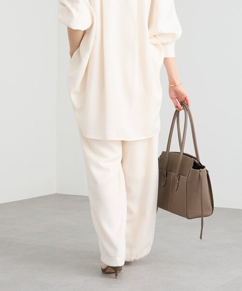 RIVE DROITE（リヴドロワ）の「予約【セットアップ可/こなれ感抜群】ガーメントダイ2wayワイドパンツ（その他パンツ・レディース・ホワイト系その他/モカ/カーキ・38/36）」の10枚目の写真