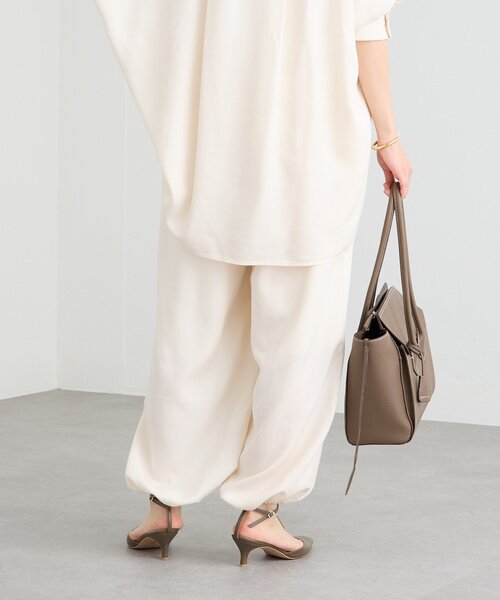 RIVE DROITE（リヴドロワ）の「予約【セットアップ可/こなれ感抜群】ガーメントダイ2wayワイドパンツ（その他パンツ・レディース・ホワイト系その他/モカ/カーキ・38/36）」の13枚目の写真