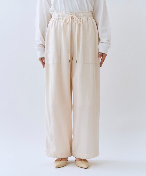 RIVE DROITE（リヴドロワ）の「予約【セットアップ可/こなれ感抜群】ガーメントダイ2wayワイドパンツ（その他パンツ・レディース・ホワイト系その他/モカ/カーキ・38/36）」の22枚目の写真