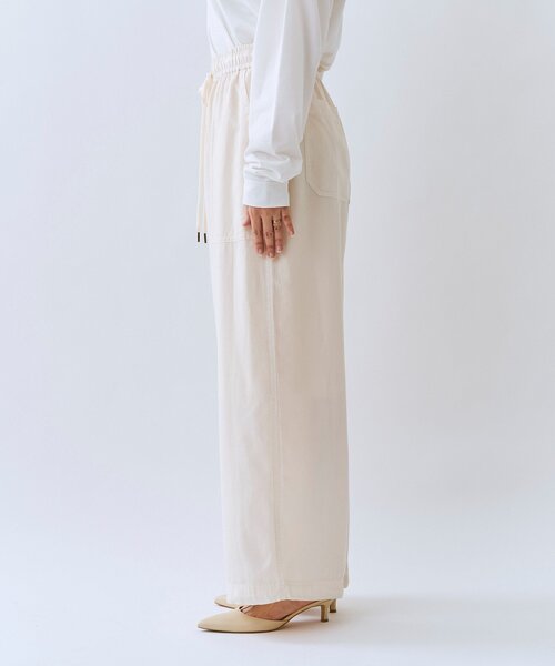 RIVE DROITE（リヴドロワ）の「【セットアップ可/こなれ感抜群】ガーメントダイ2wayワイドパンツ（その他パンツ・レディース・ホワイト系その他/モカ/カーキ・38/36）」の9枚目の写真