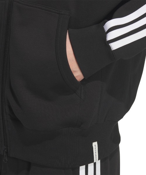 adidas（アディダス）の「アディダス adidas M ESS+ 3S スウェットFZフーディ（スウェット・メンズ・グレー/ブラック/ネイビー・S/M/L/LL/3L）」の7枚目の写真