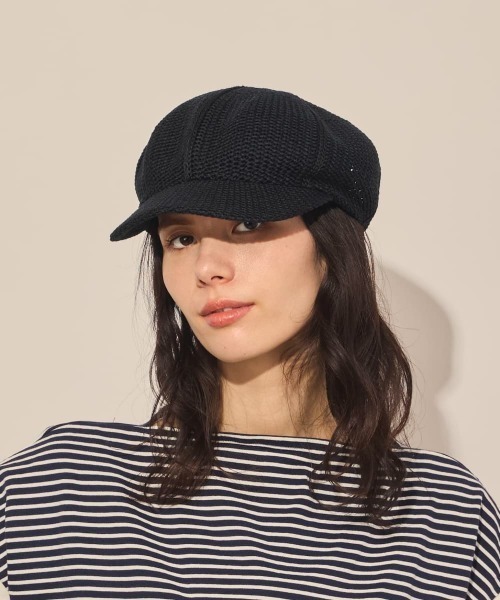 arth（アース）の「arth  Co Thermo 6panel Cas / アース（キャスケット・レディース・ブラック/ホワイト/ブラウン・M/57.5cm）」の16枚目の写真