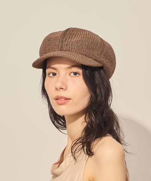 arth（アース）の「arth  Co Thermo 6panel Cas / アース（キャスケット・レディース・ブラック/ホワイト/ブラウン・M/57.5cm）」の19枚目の写真