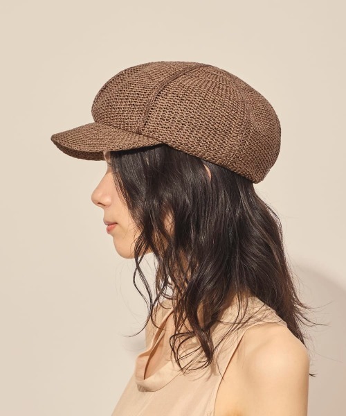 arth（アース）の「arth  Co Thermo 6panel Cas / アース（キャスケット・レディース・ブラック/ホワイト/ブラウン・M/57.5cm）」の21枚目の写真