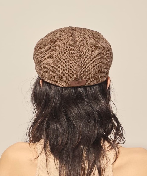 arth（アース）の「arth  Co Thermo 6panel Cas / アース（キャスケット・レディース・ブラック/ホワイト/ブラウン・M/57.5cm）」の22枚目の写真