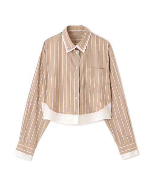 FREE'S MART（フリーズマート）の「◆レイヤード風シャツ（シャツ/ブラウス・レディース・ベージュ系その他/ブルー系その他・FREE）」の3枚目の写真