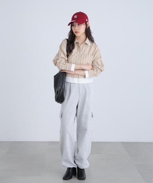 FREE'S MART（フリーズマート）の「◆レイヤード風シャツ（シャツ/ブラウス・レディース・ベージュ系その他/ブルー系その他・FREE）」の9枚目の写真